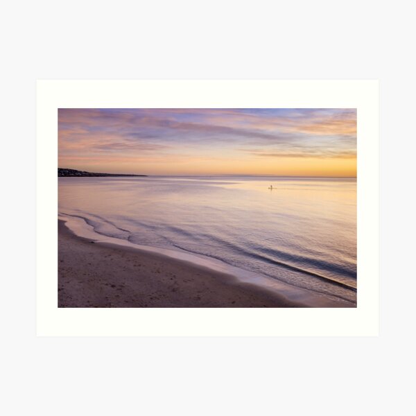 Sunset Paddle Art Print
