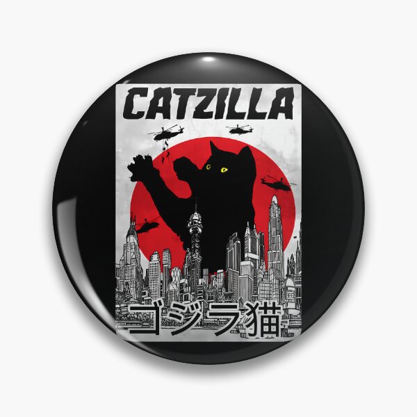Item preview, Giant Black Cat City Attack Poster designed and sold by Fresh2Move.