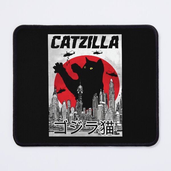 Item preview, Giant Black Cat City Attack Poster designed and sold by Fresh2Move.