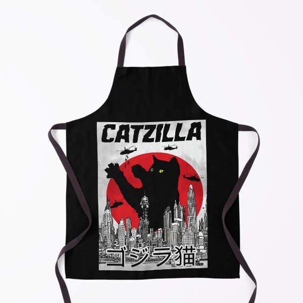 Item preview, Giant Black Cat City Attack Poster designed and sold by Fresh2Move.