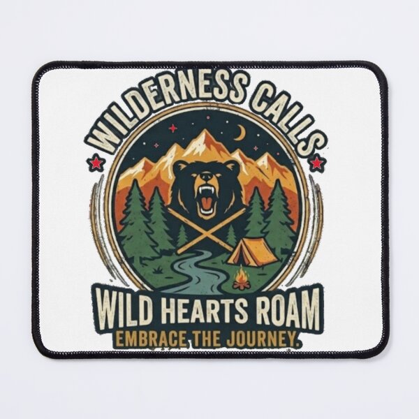 Item preview, Wilderness Calls Bear Mountain Camping designed and sold by Salma.Store.
