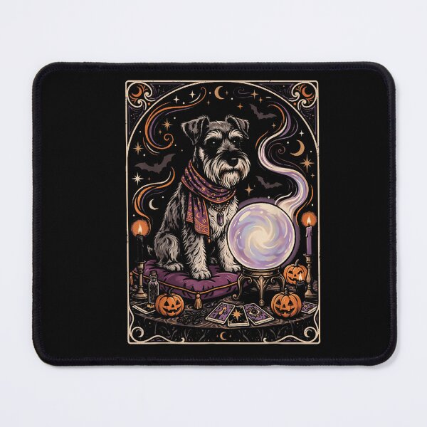 Item preview, Mystical Schnauzer Fortune Teller Halloween Tarot designed and sold by VioletNance.