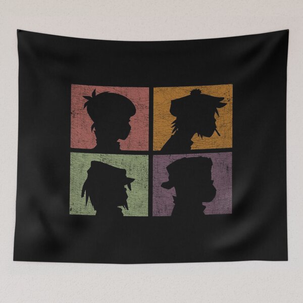 Item preview, Gorillaz Band T-Shirt designed and sold by SaulBlick.