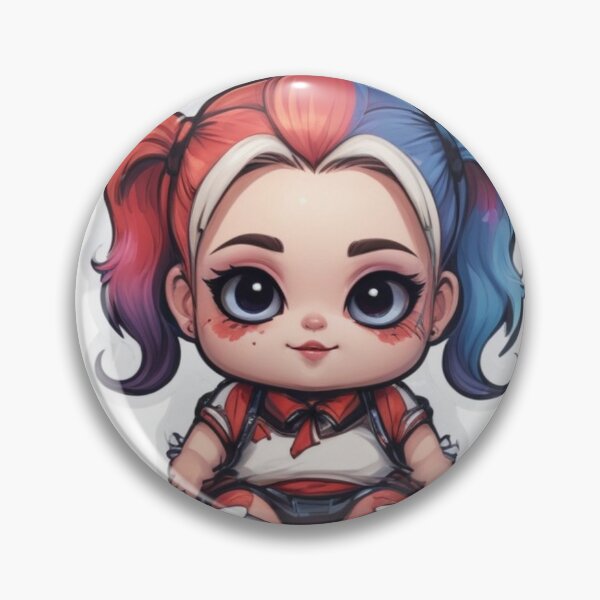 Item preview, Cute Chibi Baby Harley Quinn designed and sold by Creepy Princess Creations.
