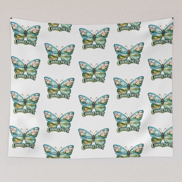 Item preview, Connecticut State Soul Butterfly designed and sold by Whimspired By Paxx.