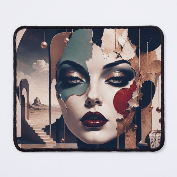 Item preview, artistic surreal face designed and sold by Clefdesoi.