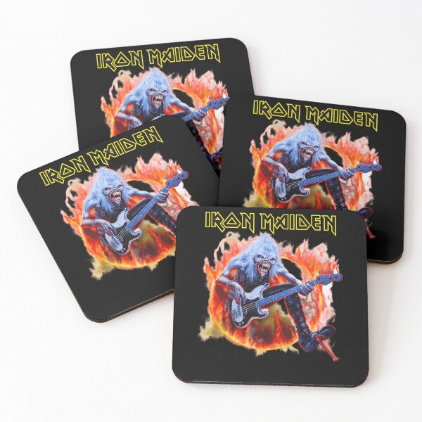 Item preview, Skeletal Musician Bass Guitar Ring Of Fire Poster designed and sold by noppu.