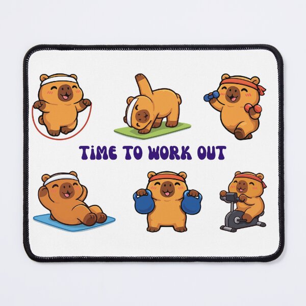Item preview, Cute Bear Workout Routine - Time To Work Out designed and sold by Mazza-mazza.