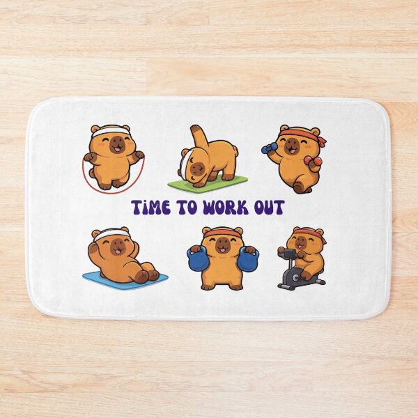 Item preview, Cute Bear Workout Routine - Time To Work Out designed and sold by Mazza-mazza.