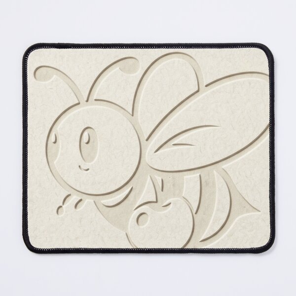 Item preview, Minimalist Embossed Honey Bee designed and sold by CherrieBee.