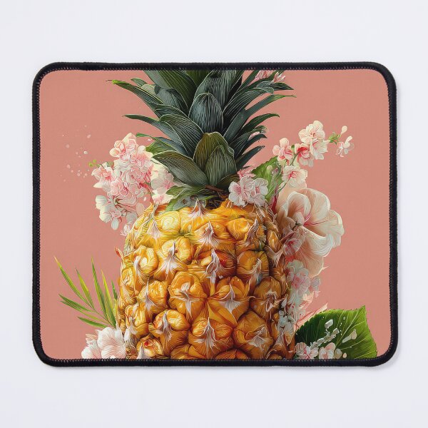 Item preview, Pineapple Tropical Fruits and Flowers designed and sold by Grafititee.