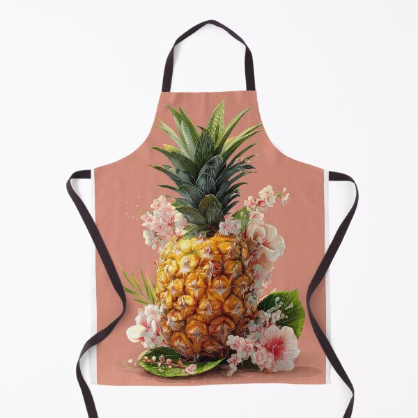 Item preview, Pineapple Tropical Fruits and Flowers designed and sold by Grafititee.