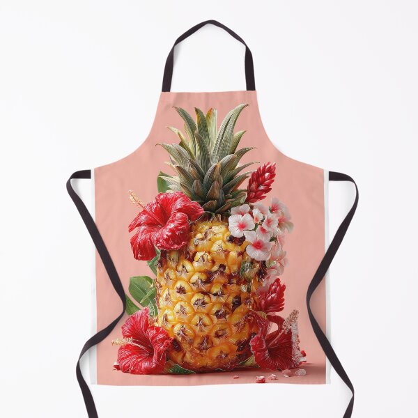 Item preview, Pineapple Tropical Fruits and Flowers designed and sold by Grafititee.