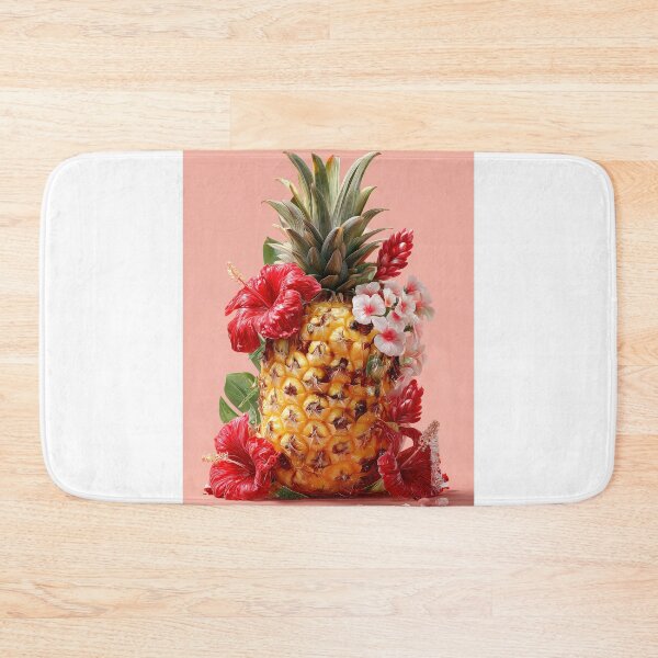 Item preview, Pineapple Tropical Fruits and Flowers designed and sold by Grafititee.
