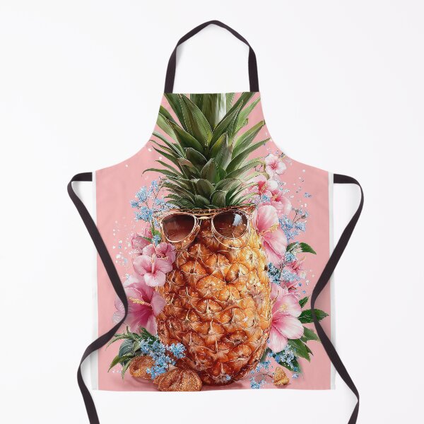 Item preview, Pineapple Tropical Fruits and Flowers designed and sold by Grafititee.