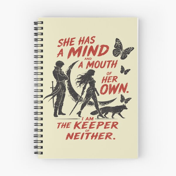 Item preview, SHE HAS A MIND AND A MOUTH OF HER OWN, Quicksilver, Callie Hart book designed and sold by garetlundberg.