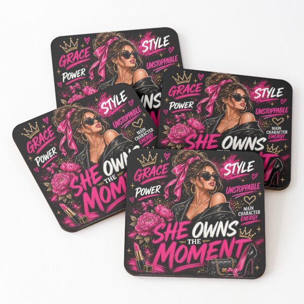 Item preview, Strong Confident Woman – She Owns the Moment | Women Empowerment, Feminine Power & Main Character Energy designed and sold by JanuszJarowicz.