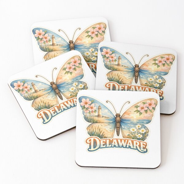 Item preview, Delaware State Soul Butterfly designed and sold by Whimspired By Paxx.
