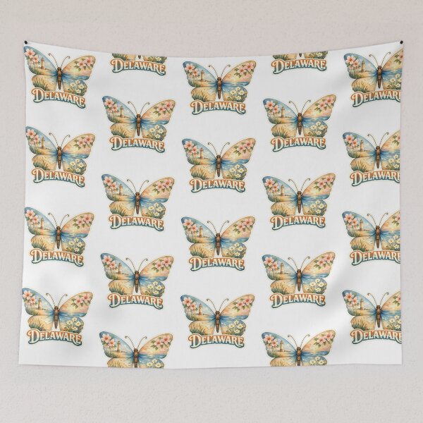 Item preview, Delaware State Soul Butterfly designed and sold by Whimspired By Paxx.