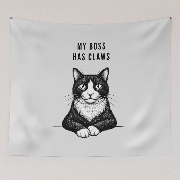 Item preview, My Boss Has Claws  designed and sold by MagicTheDog.