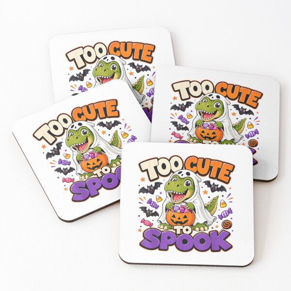 Item preview, Too Cute to Spook Dinosaur Halloween Costume designed and sold by VioletNance.