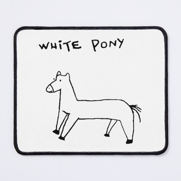 Item preview, White Pony Aesthetic Art - Elegant Horse Illustration For Animal Lovers | Perfect Gift For You And Friends designed and sold by TSporT01.