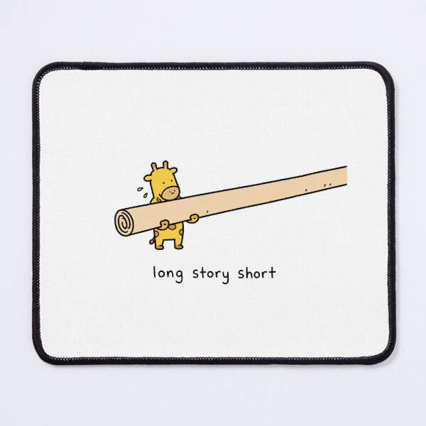 Item preview, Funny Giraffe Long Story Short Meme Cute Animal designed and sold by MonkiFlipp.