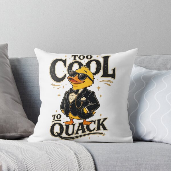 Item preview, Too Cool to Quack – Stylish Yellow Duck designed and sold by Cavalier-org.