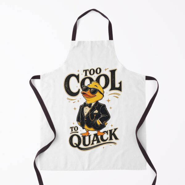 Item preview, Too Cool to Quack – Stylish Yellow Duck designed and sold by Cavalier-org.