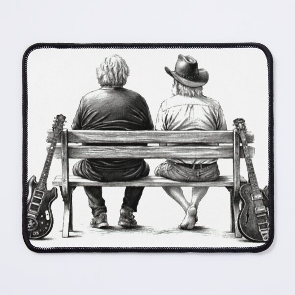 Item preview, Always A hoot Jerry Garcia & Bob Weir Art T-Shirt designed and sold by SaulBlick.