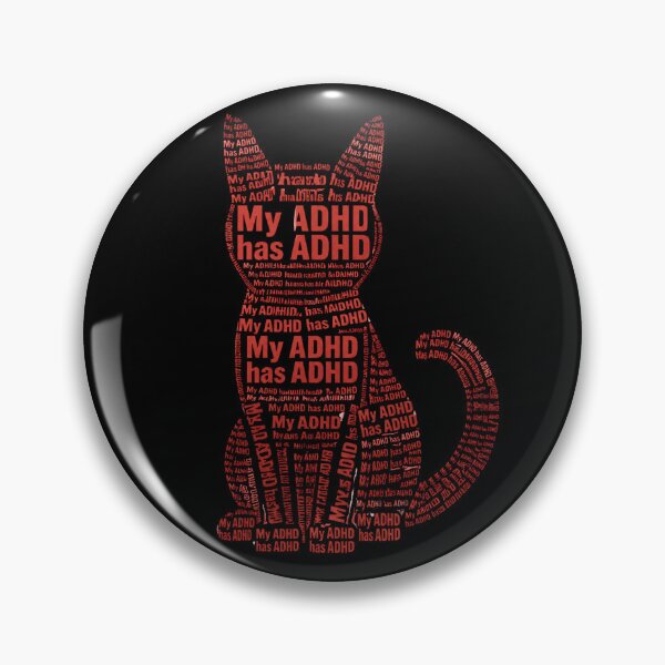Item preview, My ADHD has ADHD Funny ADHD Cat designed and sold by T-version.