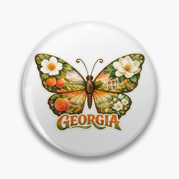 Item preview, Georgia State Soul Butterfly designed and sold by Whimspired By Paxx.