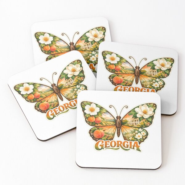 Artikelvorschau, Georgia State Soul Butterfly entworfen und verkauft von Whimspired By Paxx.