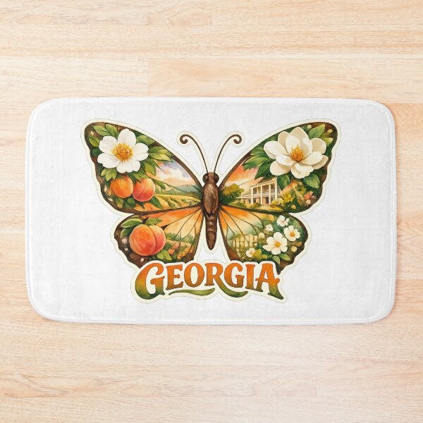 Item preview, Georgia State Soul Butterfly designed and sold by Whimspired By Paxx.
