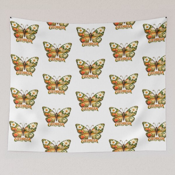 Item preview, Georgia State Soul Butterfly designed and sold by Whimspired By Paxx.