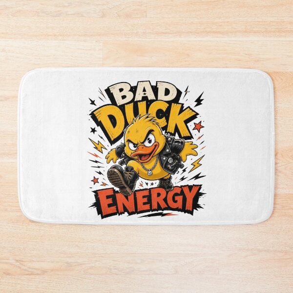 Item preview, Bad Duck Energy – Funny Rebellious Yellow Duck designed and sold by Cavalier-org.