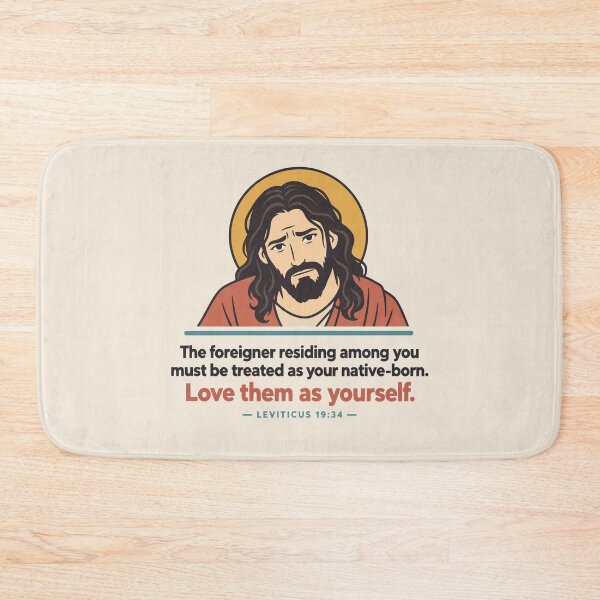 Item preview, Disappointed Jesus – Love Them as Yourself – Leviticus 19:34 designed and sold by KungPowUnicorn.