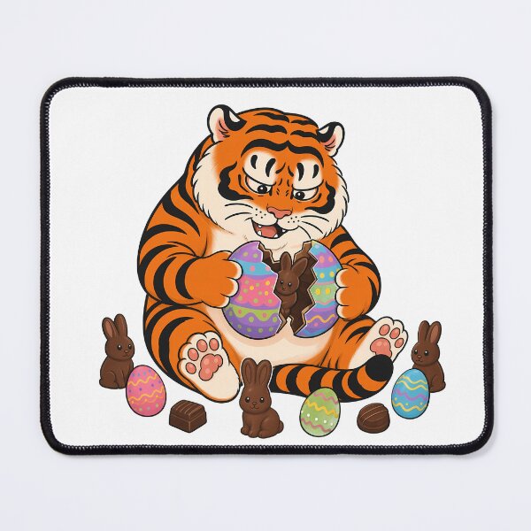 Item preview, Chubby Tiger Cracking Easter Chocolate Egg designed and sold by aigcx.