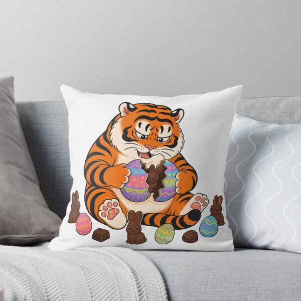 Item preview, Chubby Tiger Cracking Easter Chocolate Egg designed and sold by aigcx.