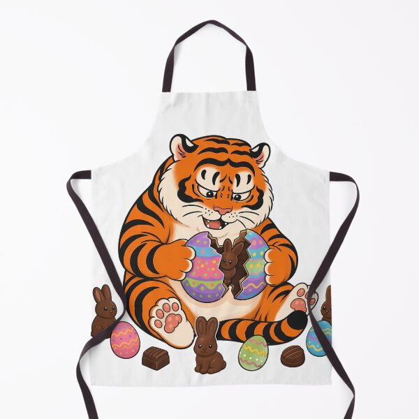 Item preview, Chubby Tiger Cracking Easter Chocolate Egg designed and sold by aigcx.