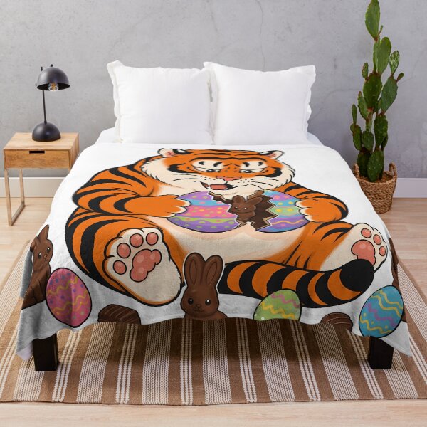 Item preview, Chubby Tiger Cracking Easter Chocolate Egg designed and sold by aigcx.