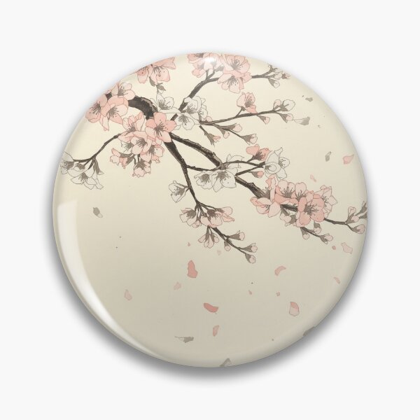 Item preview, Sakura in Bloom – Traditional Japanese Ukiyo-e Cherry Blossom Branch designed and sold by derideriworks.