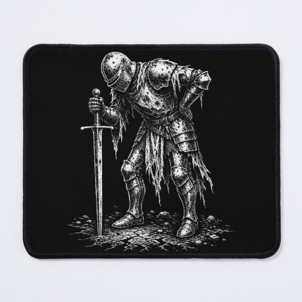 Item preview, Vintage My Back Hurts Knight Funny Dark Fantasy Ironic Meme designed and sold by MidzzSky.