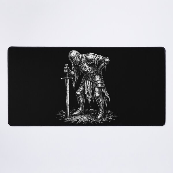 Item preview, Vintage My Back Hurts Knight Funny Dark Fantasy Ironic Meme designed and sold by MidzzSky.