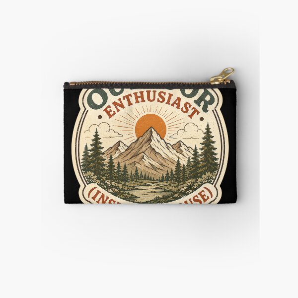 Item preview, Outdoor Enthusiast Inside My House Retro Mountain designed and sold by InkcredibleNG.