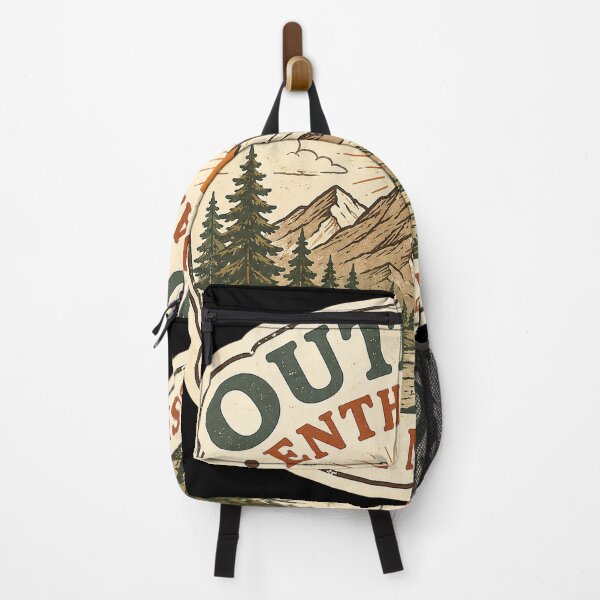 Item preview, Outdoor Enthusiast Inside My House Retro Mountain designed and sold by InkcredibleNG.