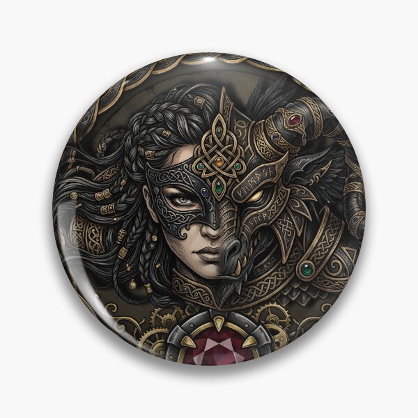 Item preview, The Mask of the Fate Shifter – Celtic Steampunk Warrior designed and sold by nicky2342.