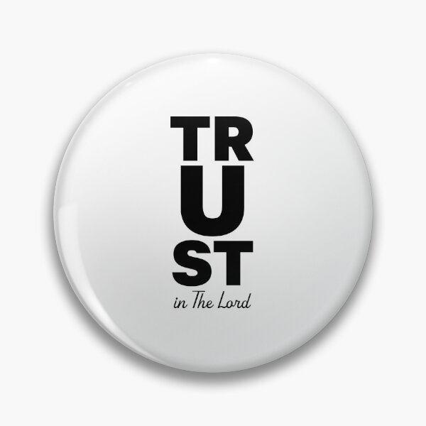 Item preview, Trust In The Lord – Christian Faith Typography T-Shirt Design designed and sold by CrossCrafted.