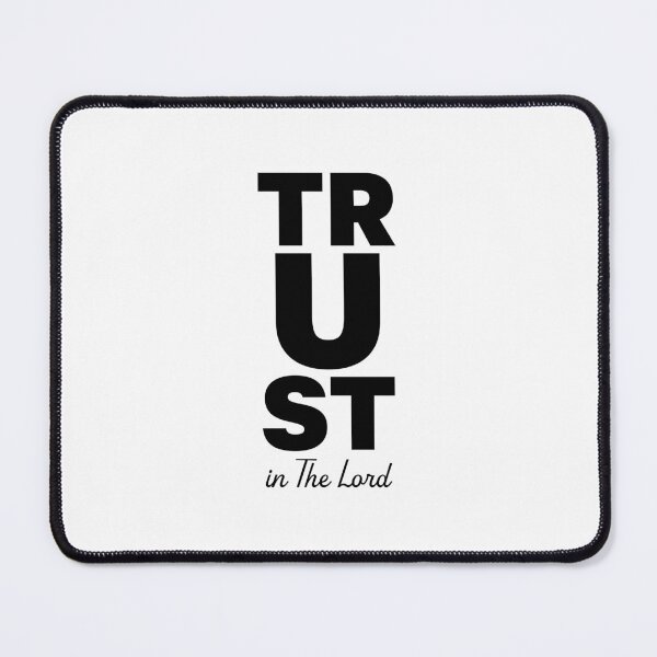 Item preview, Trust In The Lord – Christian Faith Typography T-Shirt Design designed and sold by CrossCrafted.