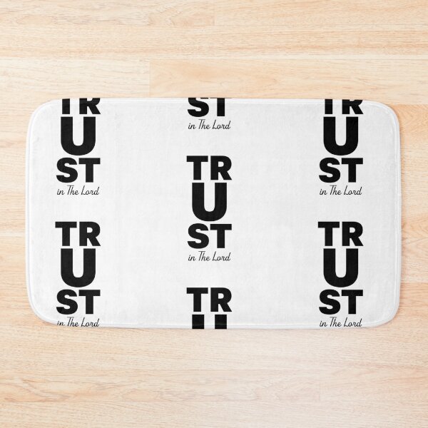 Item preview, Trust In The Lord – Christian Faith Typography T-Shirt Design designed and sold by CrossCrafted.